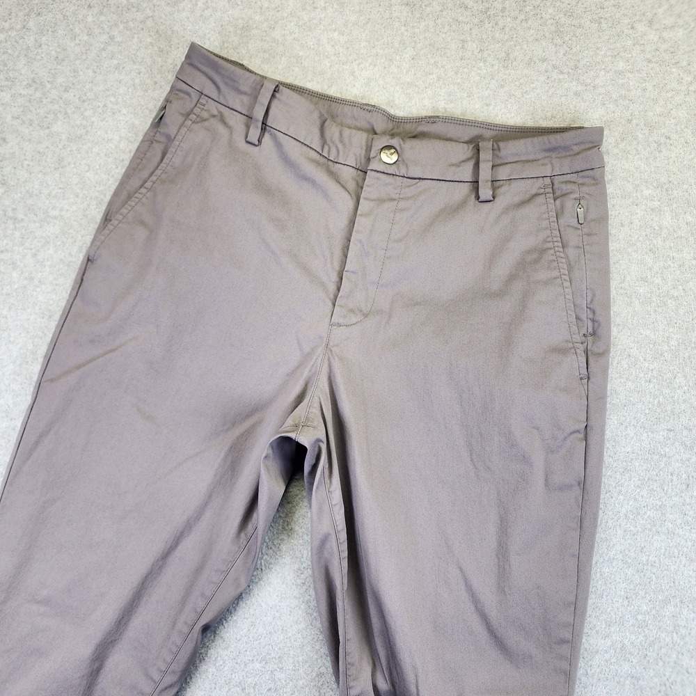 Birddogs Pants Mens 32x29 Boom for Your Boomstick Gray Performance Chino Unlined